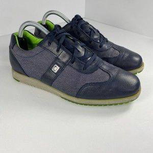 FootJoy FJ Womens Casual Collection Golf Shoes Blue 97718 Lace Up Low Top 5 M